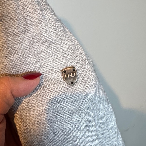 Harley-Davidson Light Gray wool Knit Top NWOT - Picture 4 of 7
